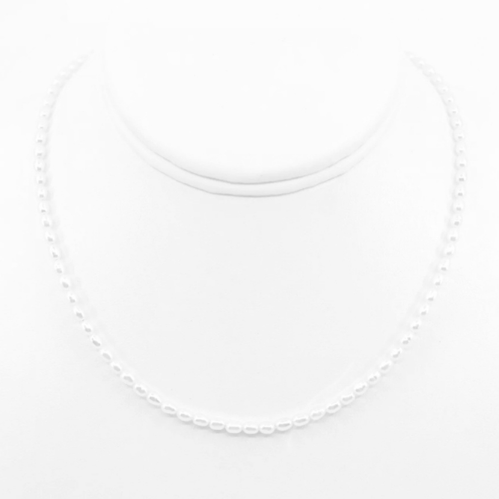 Nicky Butler Silver 18” Freshwater Cultured Rice Pearl Necklace NB Designer NWT - Picture 8 of 16